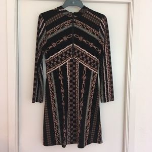Free People Dresses - Free People - Patterned Mini Dress Free People Dresses - Free People - Patterned Mini Dress